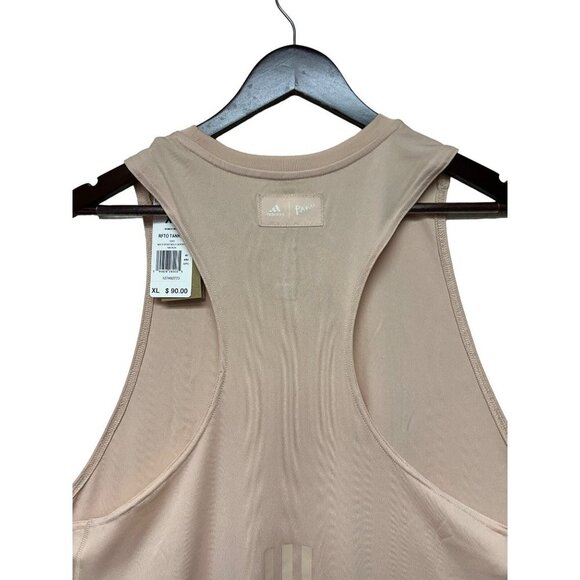 NEW! Adidas x Parley Mission Run for the Ocean Tank Top Halo Blush Beige Size XL - Picture 8 of 13